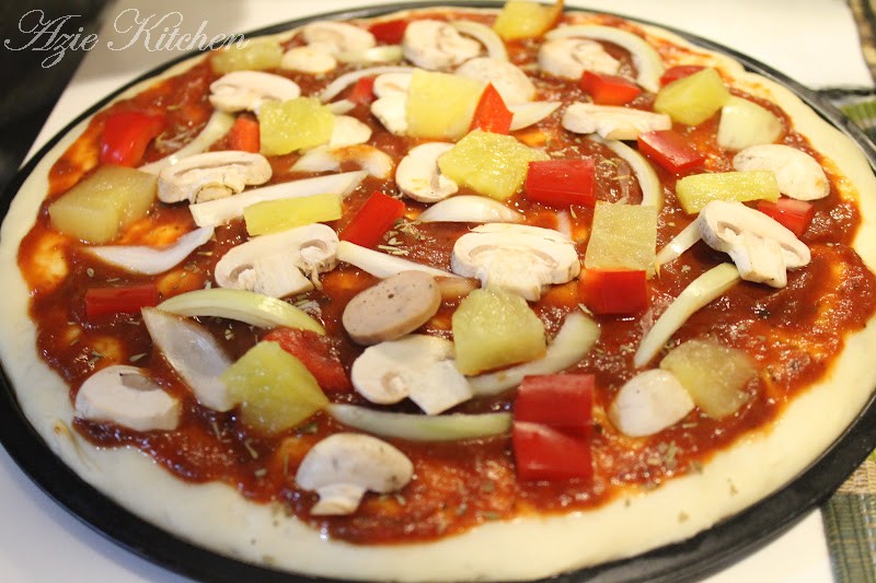 Pizza Nur Qaseh Yang Yummy Azie Kitchen