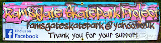 Ramsgate Skatepark Project banner printed and designed by All Sign Solutions