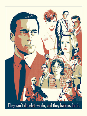 Mad Men Screen Print “They Can't Do What We Do...” by Jim MacLeod