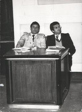 1970 - Con l'avvocato Vittorio Giaquinto in Corte di Assise