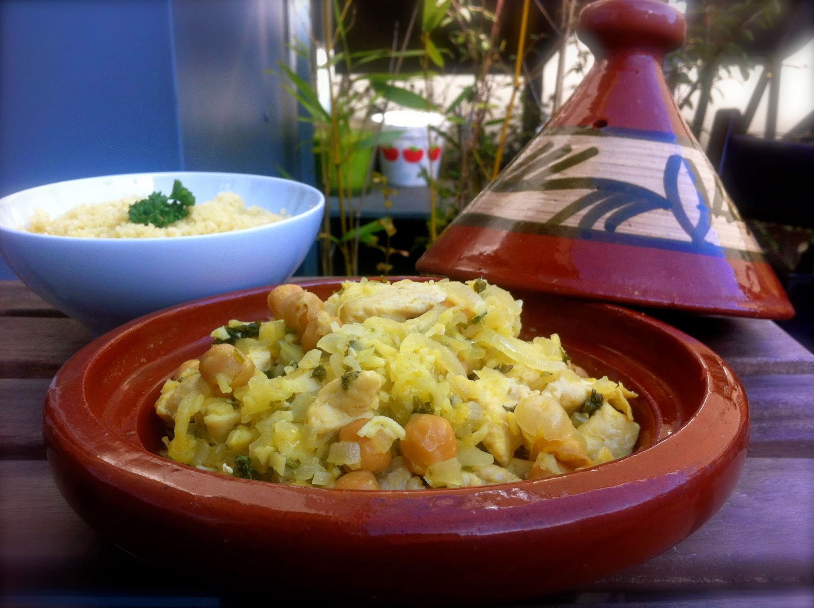 Le rendezvous des gloutons! Tajine au poulet, gingembre et citron