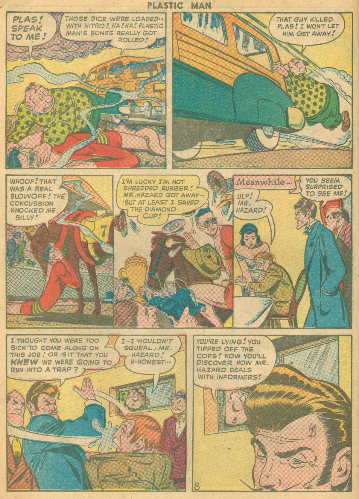 Read online Plastic Man (1943) comic -  Issue #13 - 10