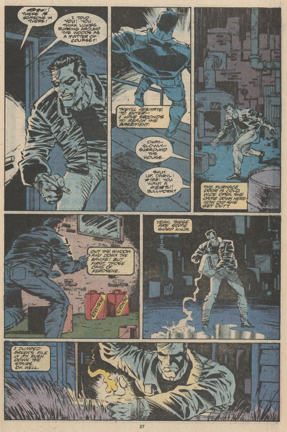 Read online The Punisher (1987) comic -  Issue #22 - Ninja Training Camp - 21