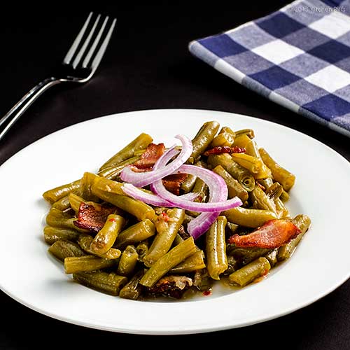Southern Green Beans with Bacon