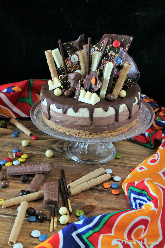 three-chocolates-drip-cake, tarta-tres-chocolates