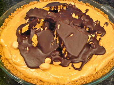 Peanut butter honeycomb pie