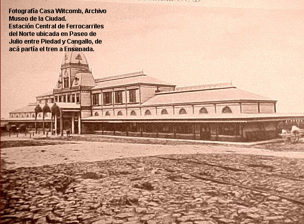 1872- ESTACION CENTRAL DE FERROCARRILES DE BUENOS AIRES.