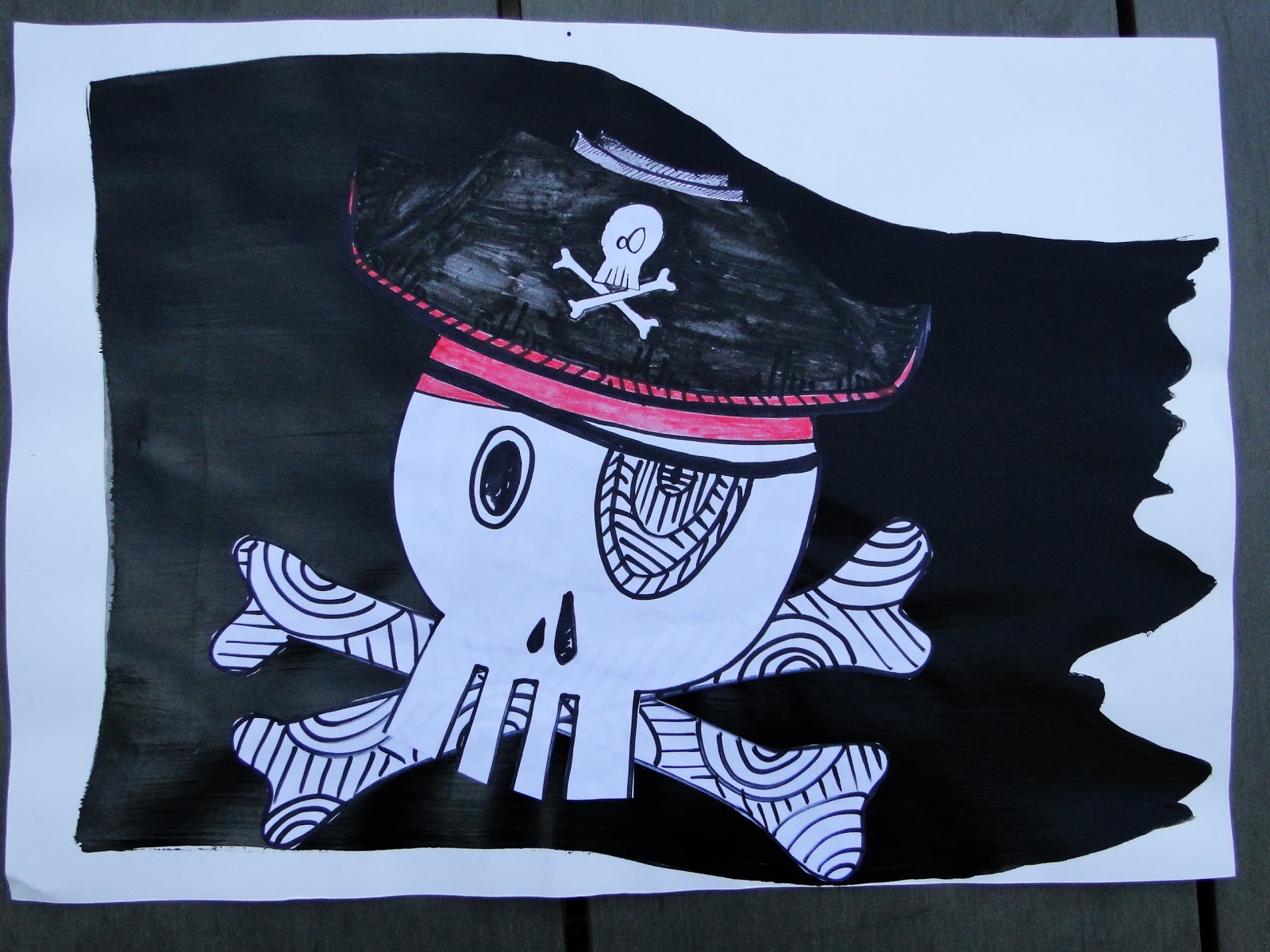 La boite à idées de l' atelier 3B* * *: Drapeau pirate