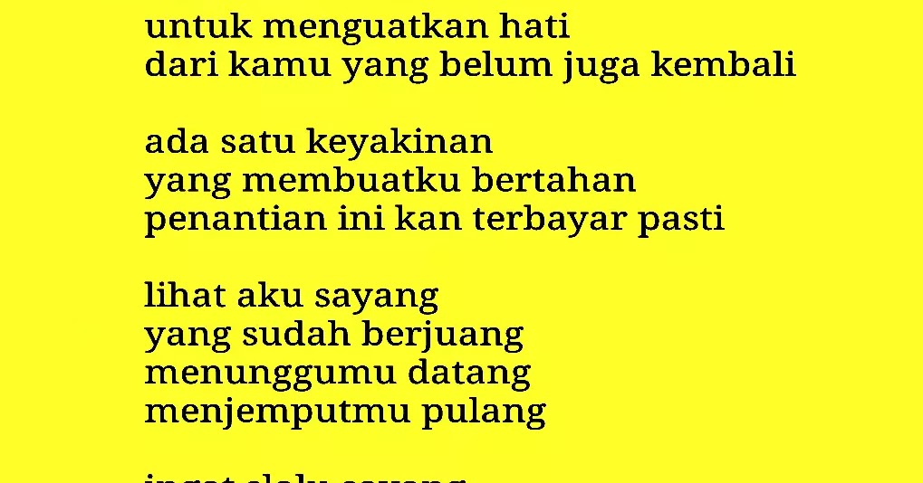 Anji Menunggumu Lirik Lagu - Arsia Lirik