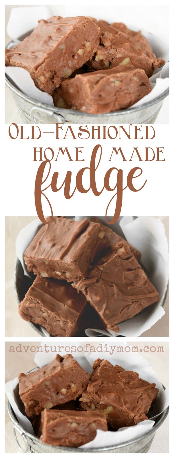 Old Fashioned Homemade Chocolate Fudge Recipe Adventures of a DIY Mom