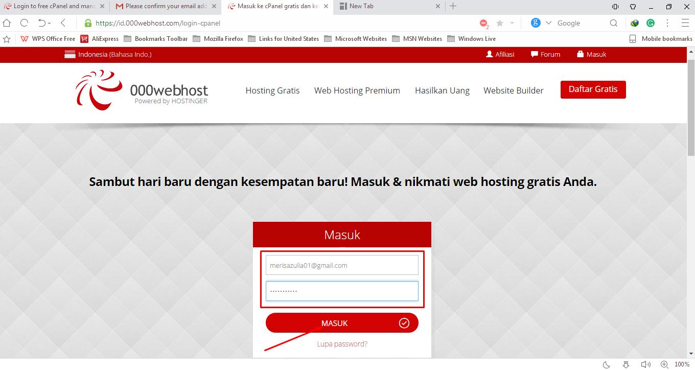 cara upload website ke hosting gratis