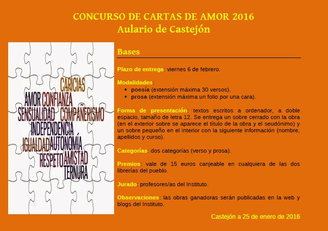 II Concurso cartas de amor