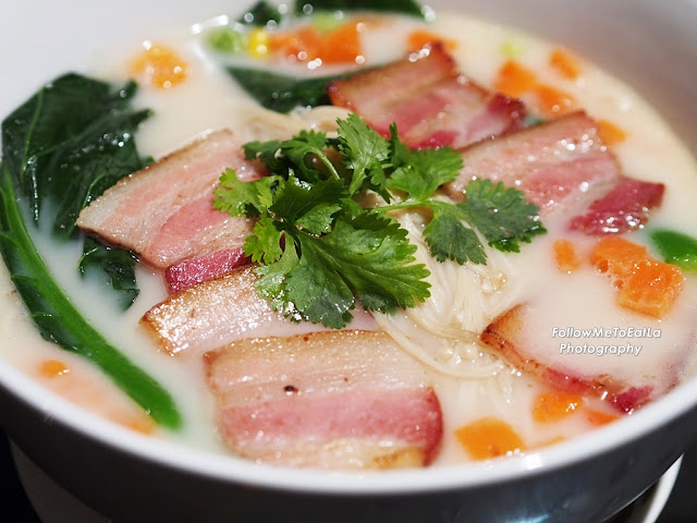 La Mian Soup With Bacon & Seasonal Vegetable
