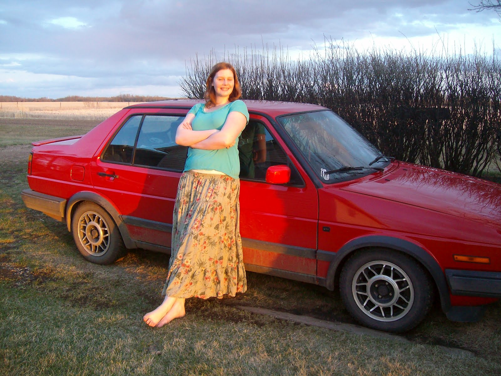 Sierra the Barefoot Girl: More playing in the yard