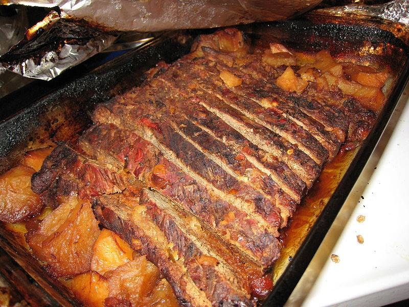 In Sam's Kitchen Daily Oven Baked Brisket for Easter