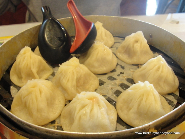 Xiao Long Bao/Shanghai steamed-pork dumplings at Shanghai Dumpling Shop in Millbrae, California Xiao Long Bao/Shanghai steamed-pork dumplings at Shanghai Dumpling Shop in Millbrae, California