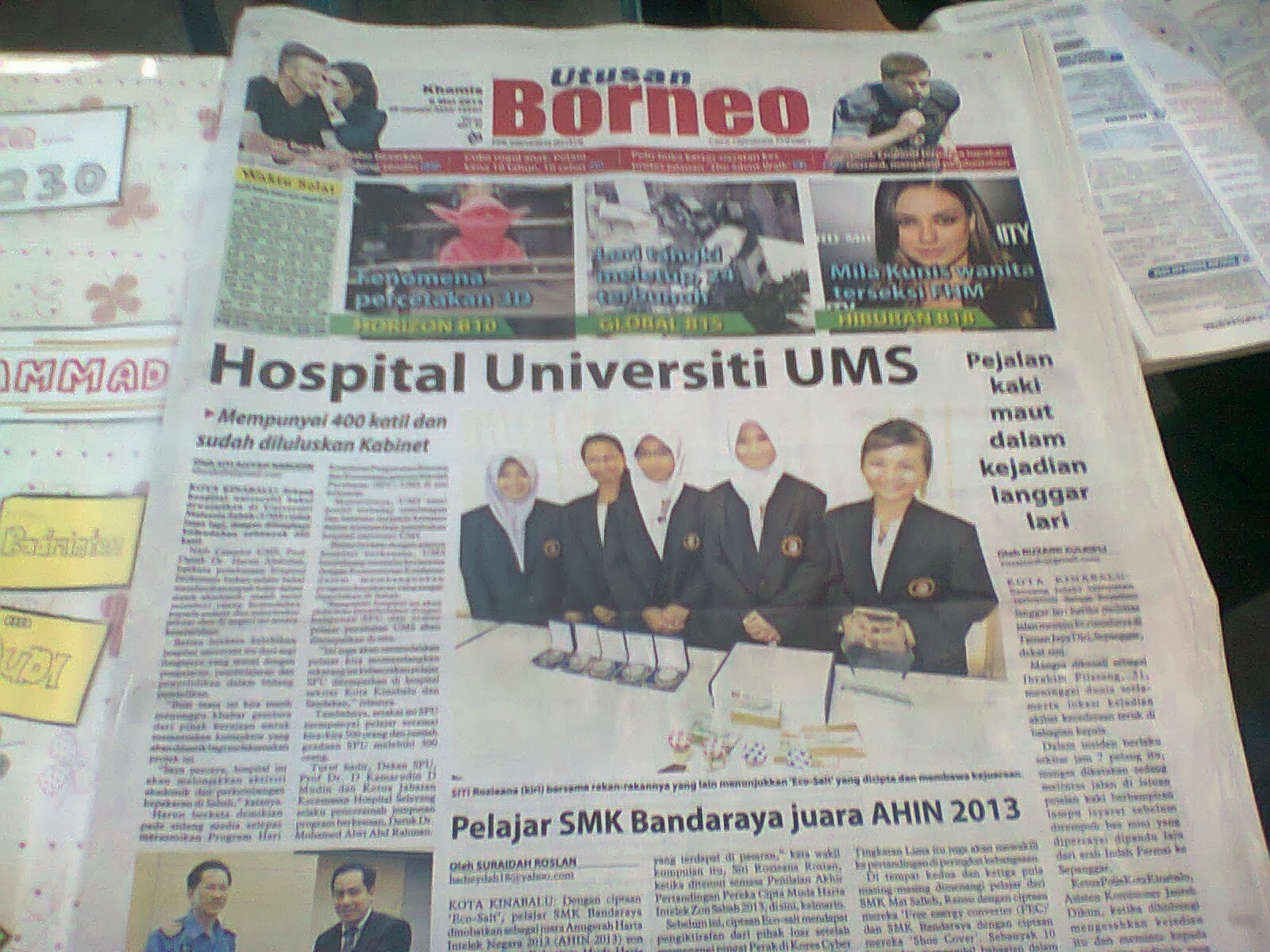 Utusan Borneo edisi 9 Mei 2013