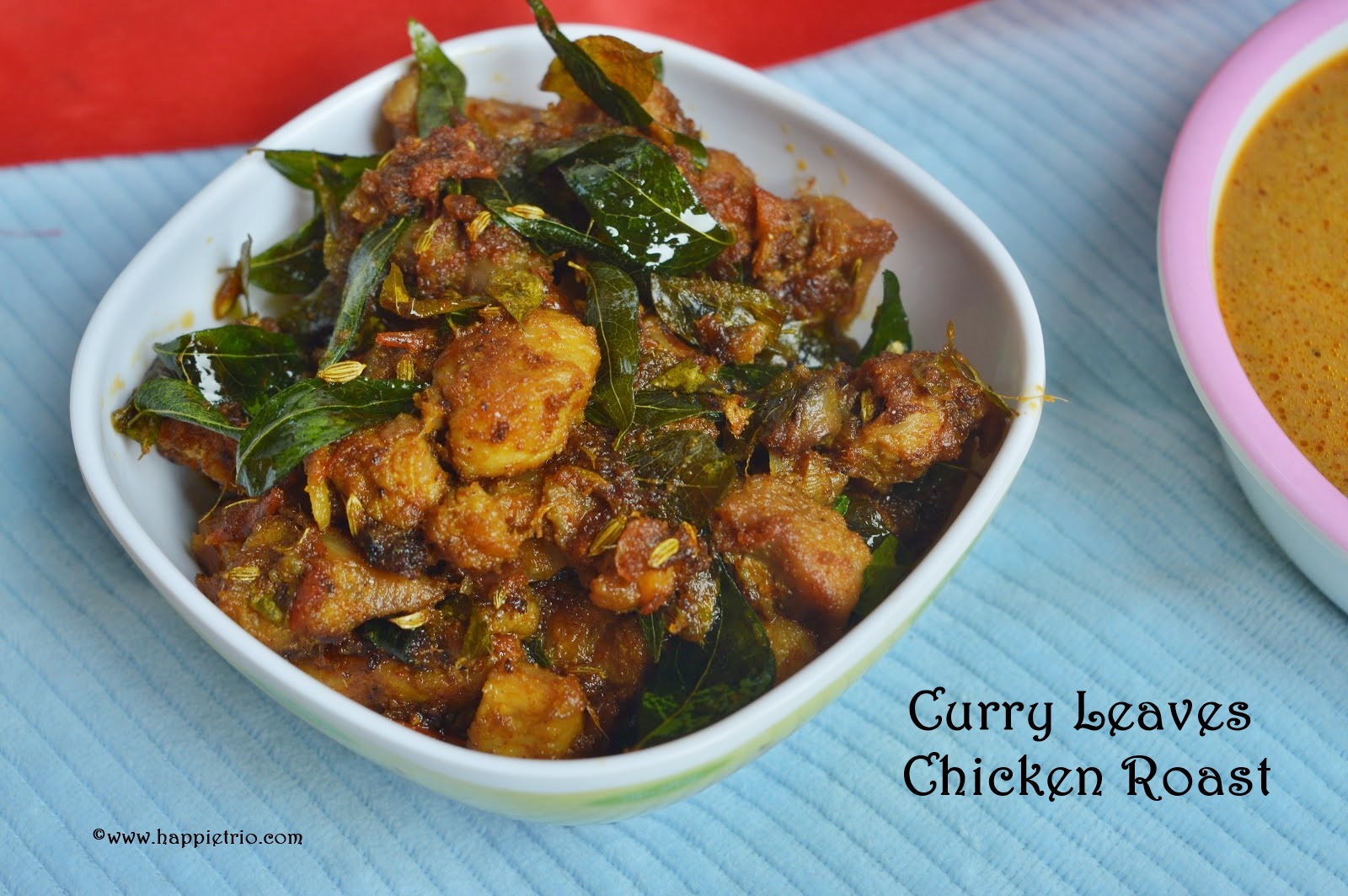 Curry Leaves Chicken Roast Recipe Naatu Kozhi Karuvepillai Varuval