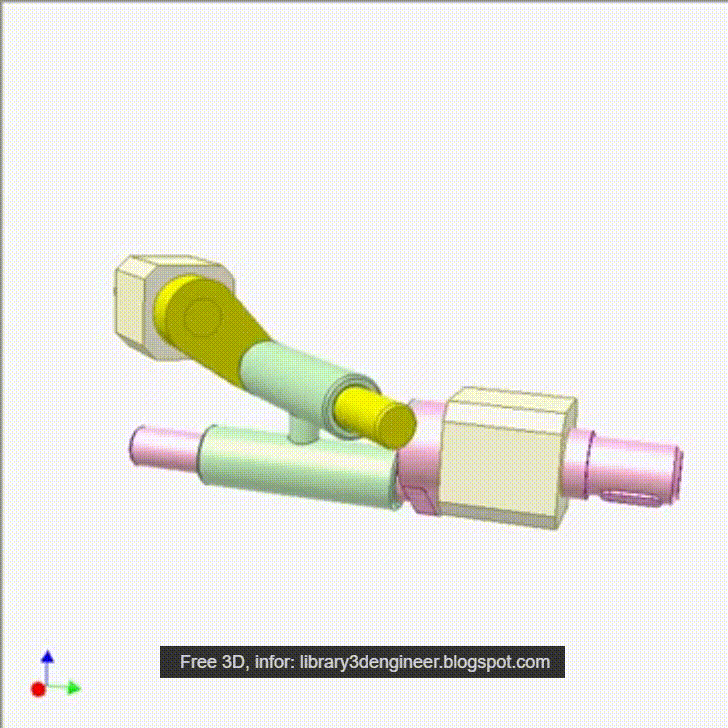Shaft coupling for shafts out of line 1 Download free 3D models 100131
