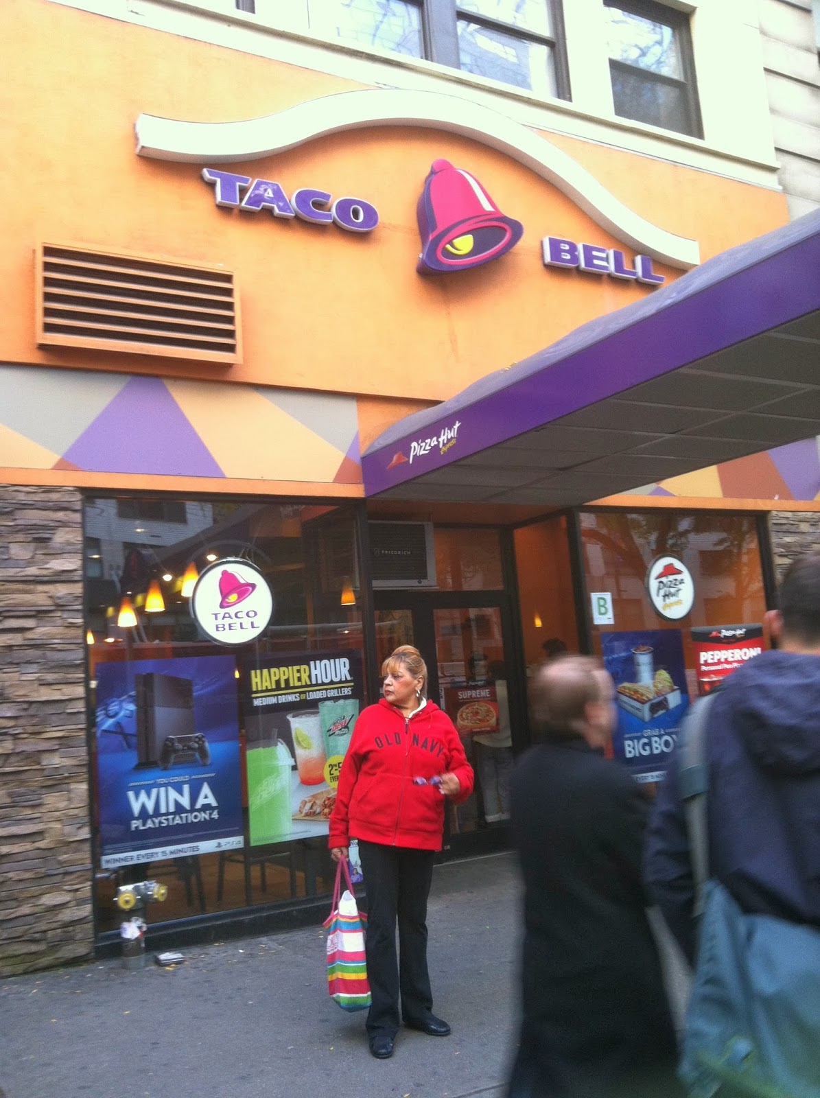 DONT THE GRAVY TACO BELL, UNION SQUARE/KINGS PLAZA, NYC.