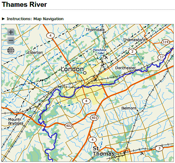 Thames River London Ontario Map Rockin' On: The Blog: Why Can't Londoners Get The Name Of The Thames River  Right?