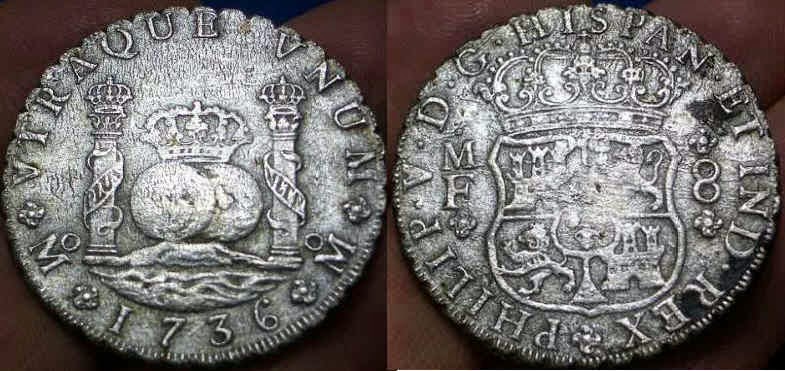 Thirty chests of silver coins minted primarily in Mexico were loaded aboard the Rooswijk. Each pine chest was wrapped in canvas, tied with rope, and sealed in red wax with the personal seal of the Captain. In 1536 the Mexico City Mint became the first mint to produce coins in the New World.