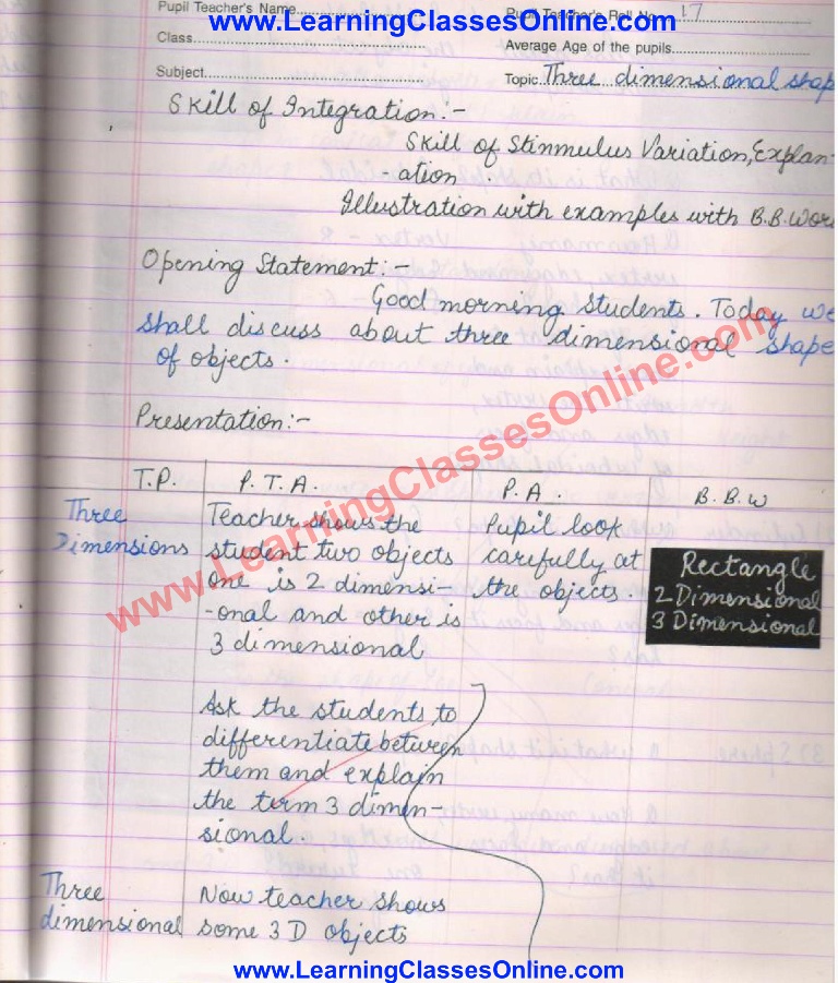 Microteaching Skills in Mathematics