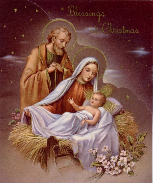 Christmas Cards: Virgin Mary Christmas Cards