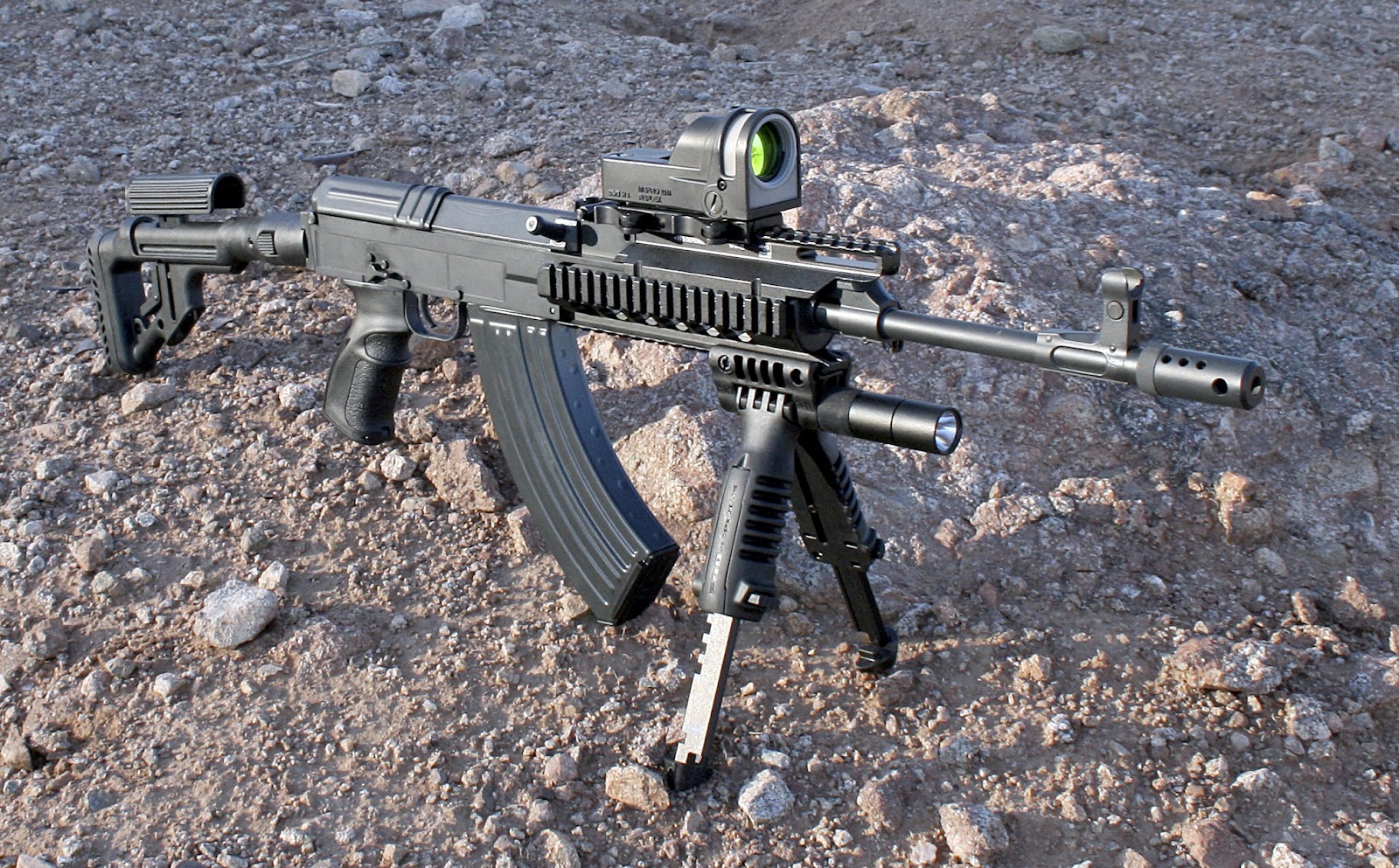 Weapons Sa Vz58 Military With UA VZP Folding Stock AG 58 Pistol.