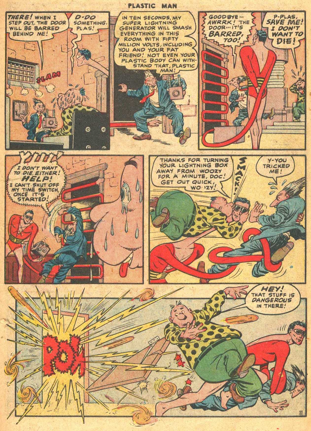 Read online Plastic Man (1943) comic -  Issue #7 - 13