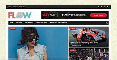 Flow Magazine Blogger Theme Magazine Blogger Themes
