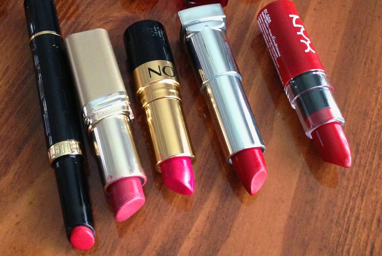 Simply, Autumn Rush: Drugstore Lipstick Collection Swatches