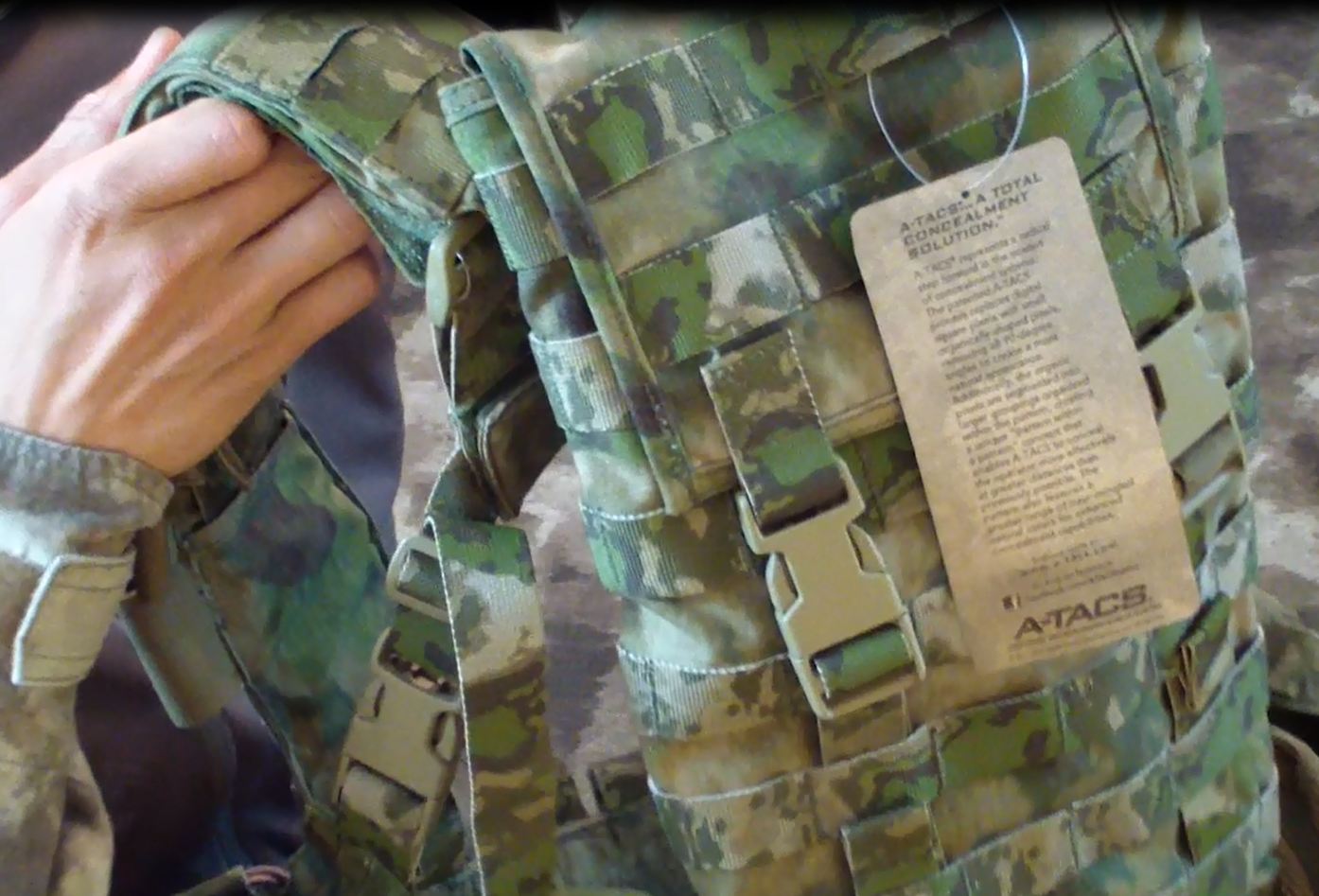 OPS ENHANCED COMBAT CHEST RIG IN A-TACS FG: OPS ENHANCED COMBAT CHEST RIG