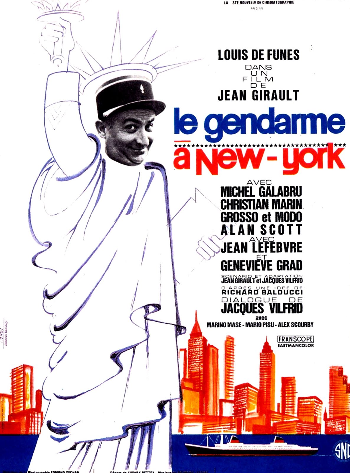 Le gendarme à New-York (1965) Jean Girault - Le gendarme à New-York (01.05.1965 / 10.07.1965)