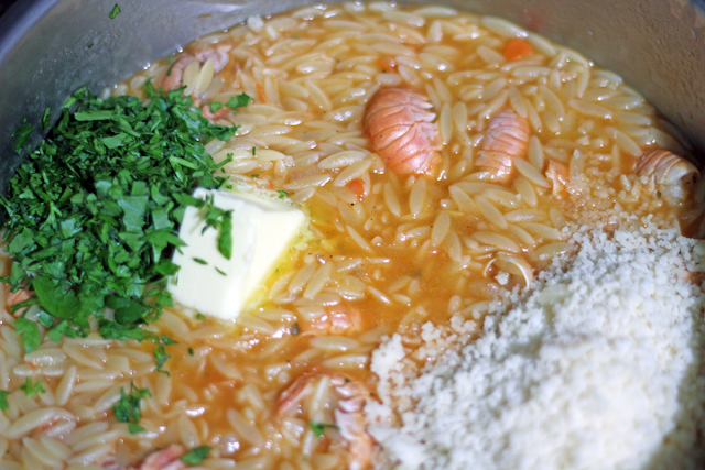 Κριθαρότο με Καραβίδες / Orzo with Crayfish Κριθαρότο με Καραβίδες / Orzo with Crayfish