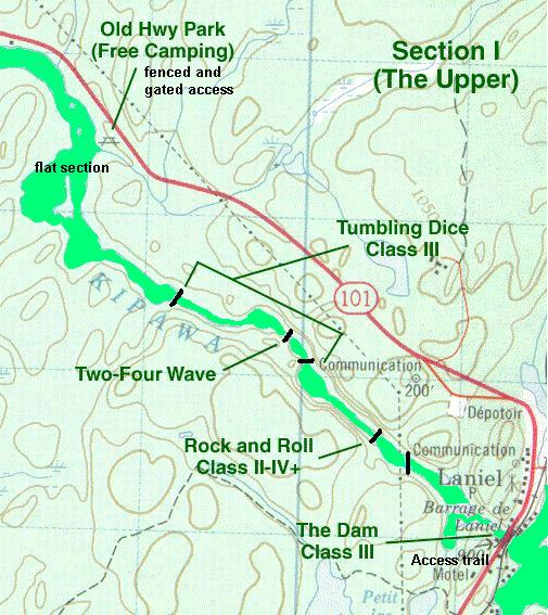 All about Whitewater Kipawa River Information