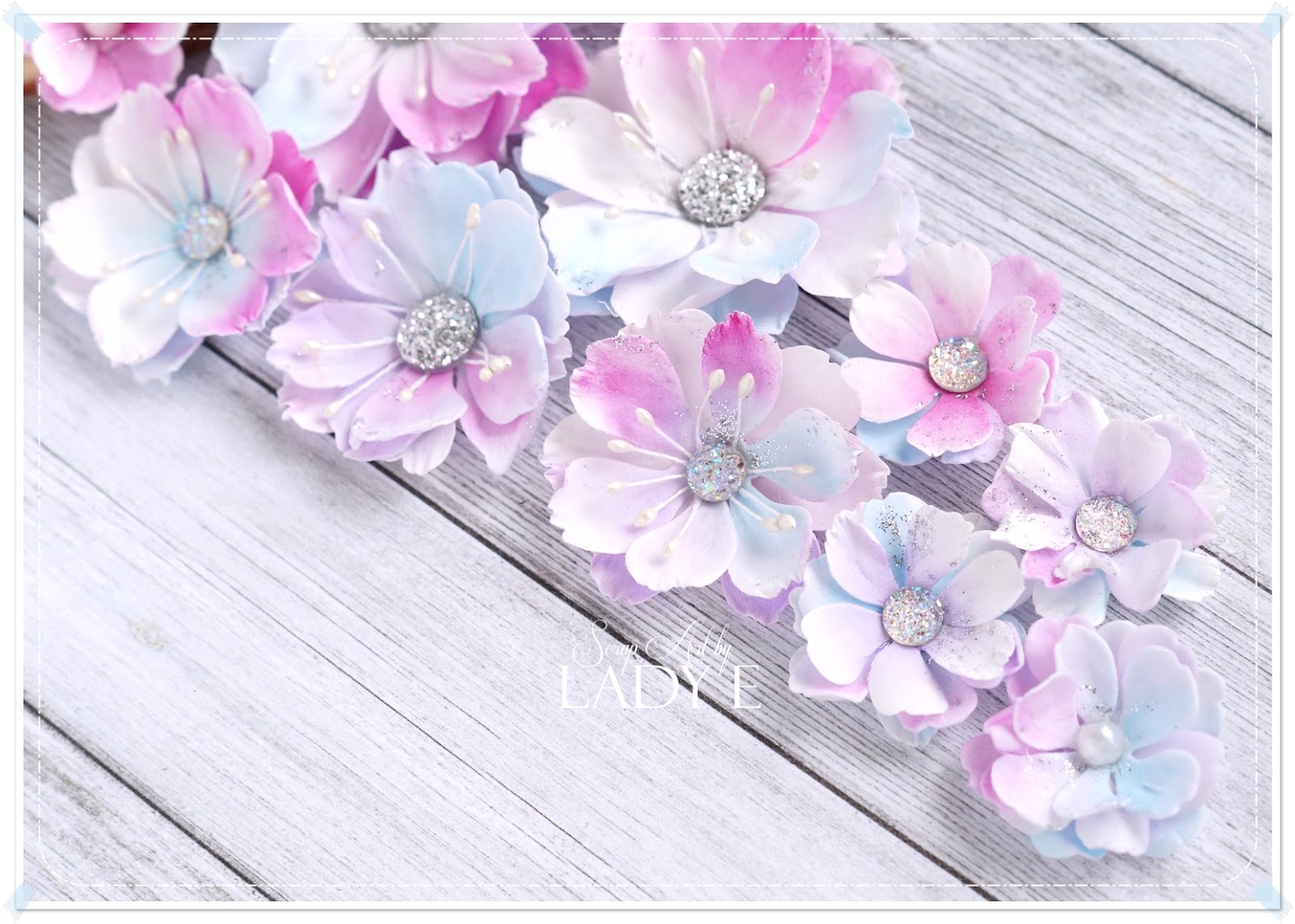 Easy Foamiran and Silk Foam Flowers & Video Tutorial Lady E Design