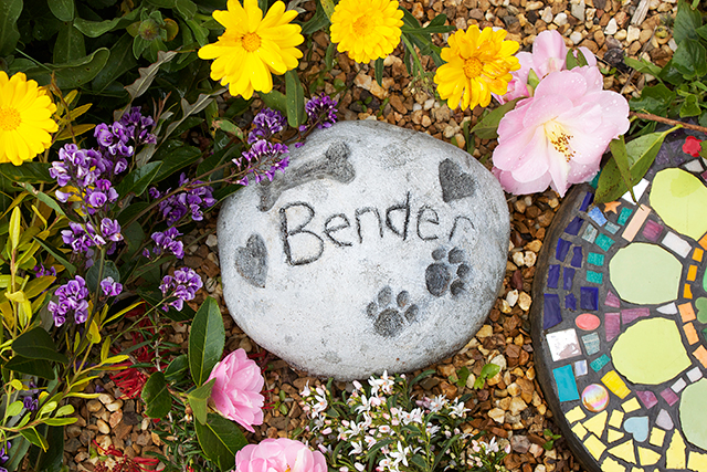 creating with Jules: pet memorial stone