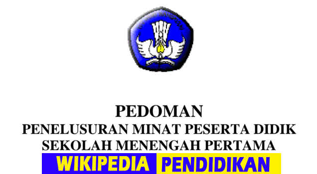 Buku Tes Minat dan Bakat Bimbingan Konseling Wikipedia