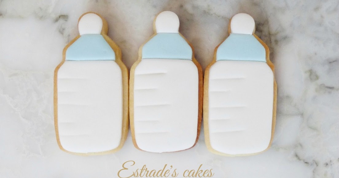 Estrade's cakes: GALLETAS PARA UN BEBÉ QUE SE BAUTIZA, EN AZUL Y BLANCO