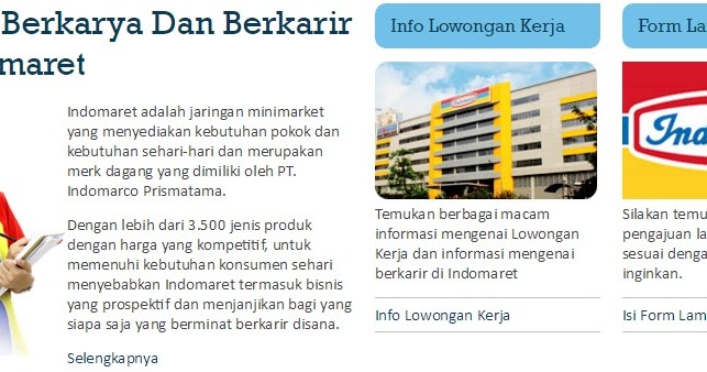 Lowongan Kerja Indomaret Kabupaten Banjarnegara Terbaru 2020 Kerjasurabaya Com Info Lowongan Kerja Di Surabaya Terbaru 2020