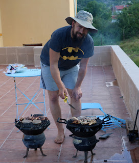 New hat and BBQ New hat and BBQ