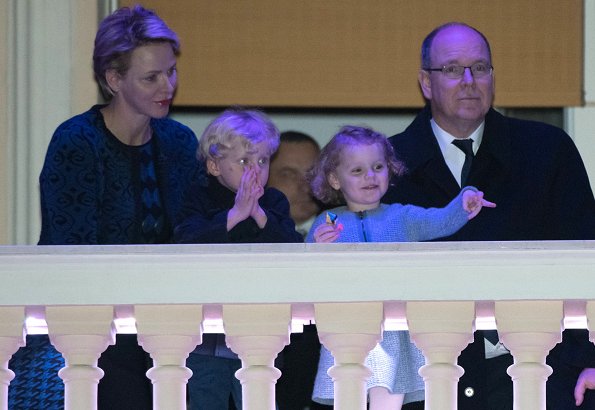 Prince Albert and his family watched Good Friday procession