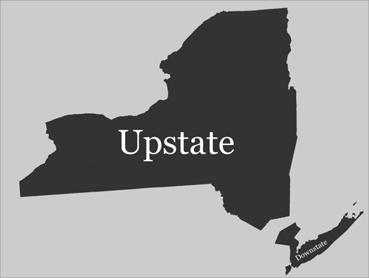 Upstate Vs Downstate New York.