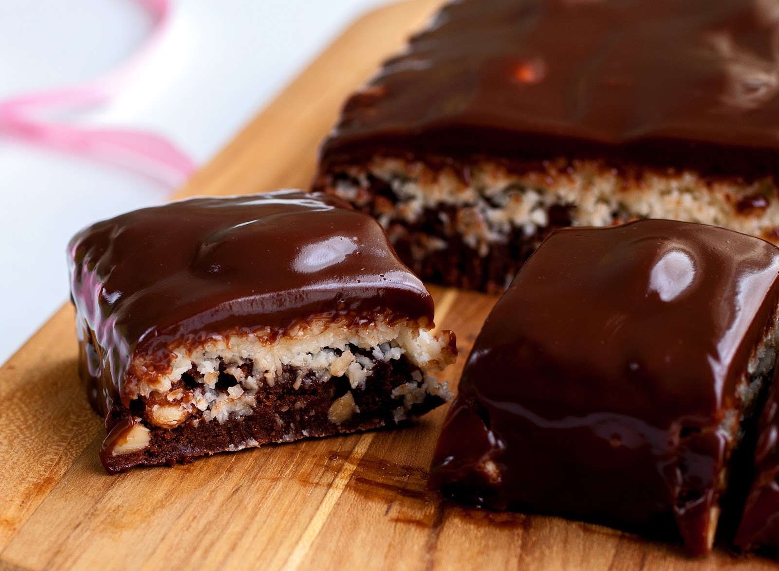 Tish Boyle Sweet Dreams Chocolate Almond Coconut Bars from Flavorful