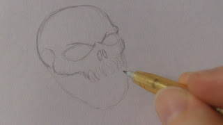 Sketch A Pirate Skull drawpirateskulls