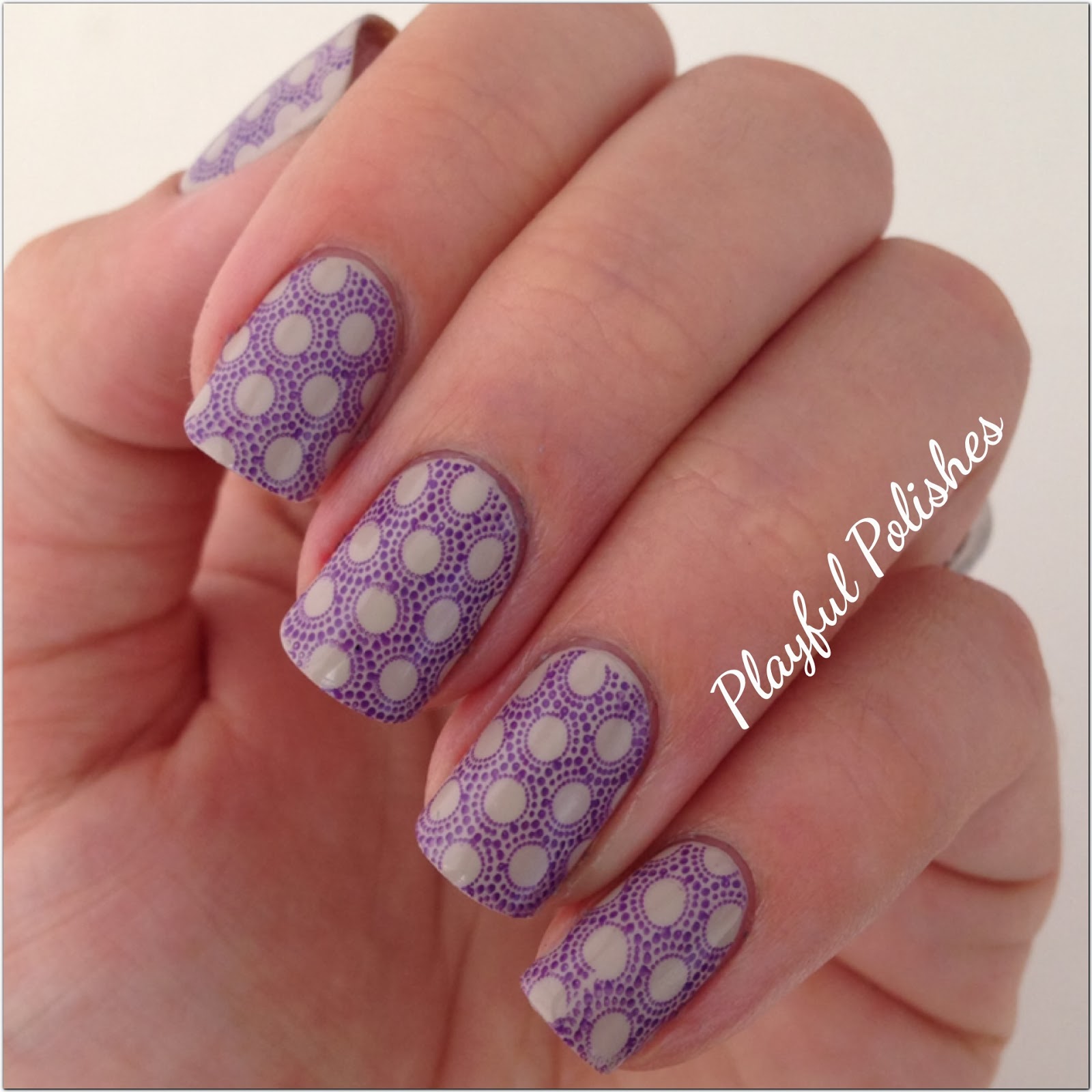 Playful Polishes: 31 DAY NAIL ART CHALLENGE: DELICATE PRINT