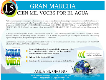 MARCHA POR EL AGUA