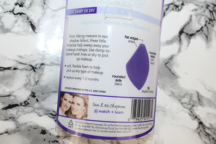 Real Techniques Miracle Mini Eraser Sponge Review & Photos Pink