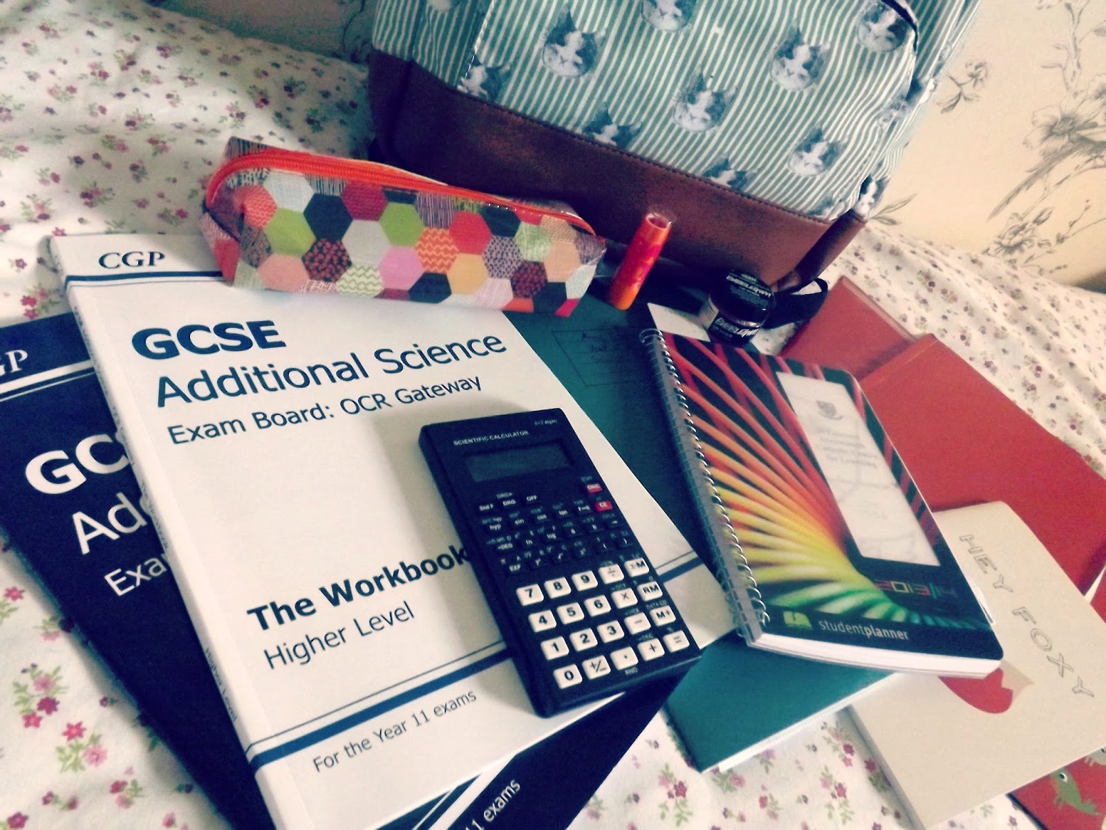 Girl with a camera Whats inside my school bag...